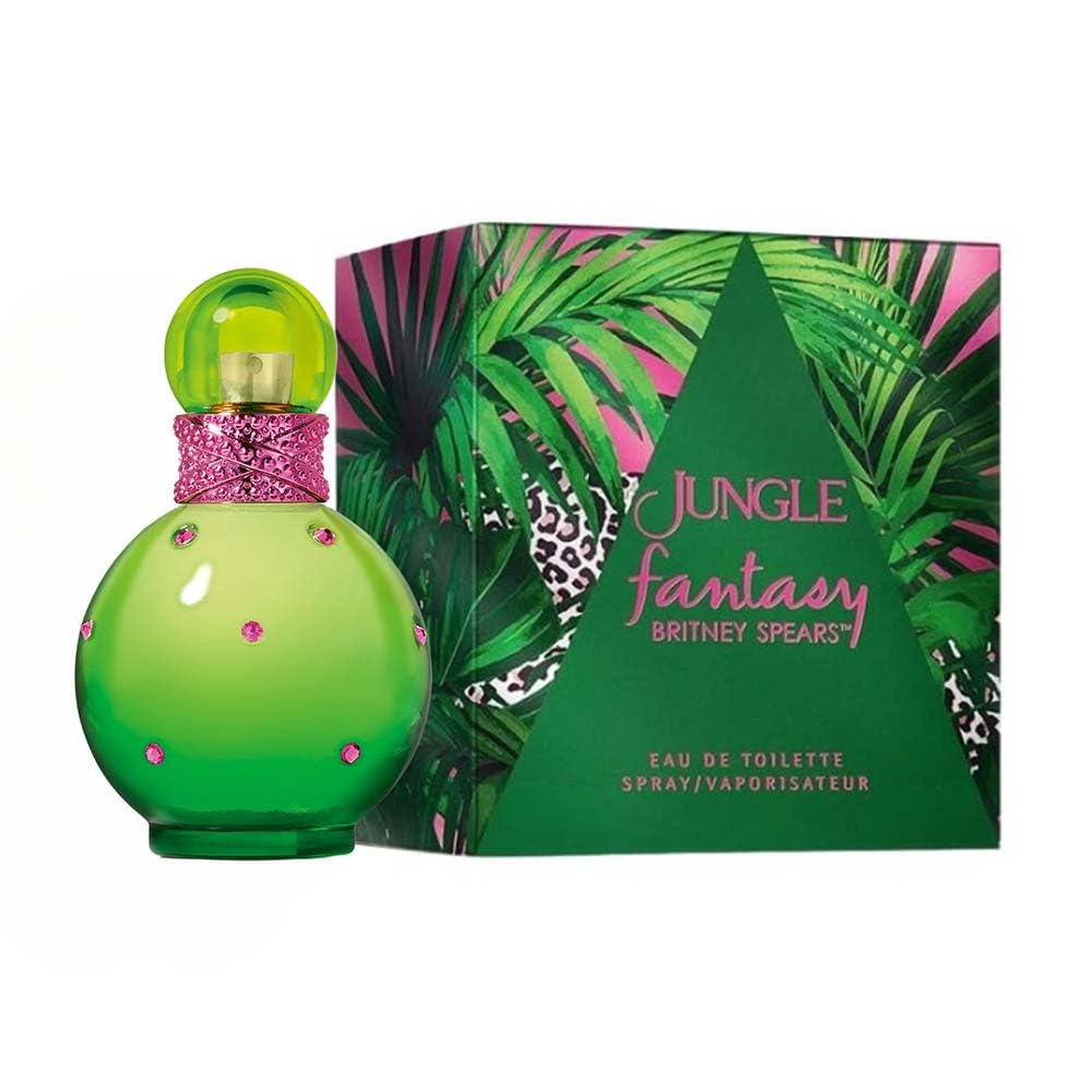 Britney Spears Jungle Fantasy Limited Edition Eau De Toilette Spray for Women, 1.0 Fl Oz