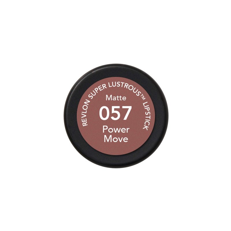 Revlon Super Lustrous Matte Lipstick, Power Move, 1 Count
