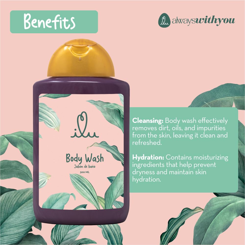 Nourishing Body Wash - Hydrating Cleanser for Sensitive Skin | Sulfate-Free, Pleasant Aroma, Refreshing Feel