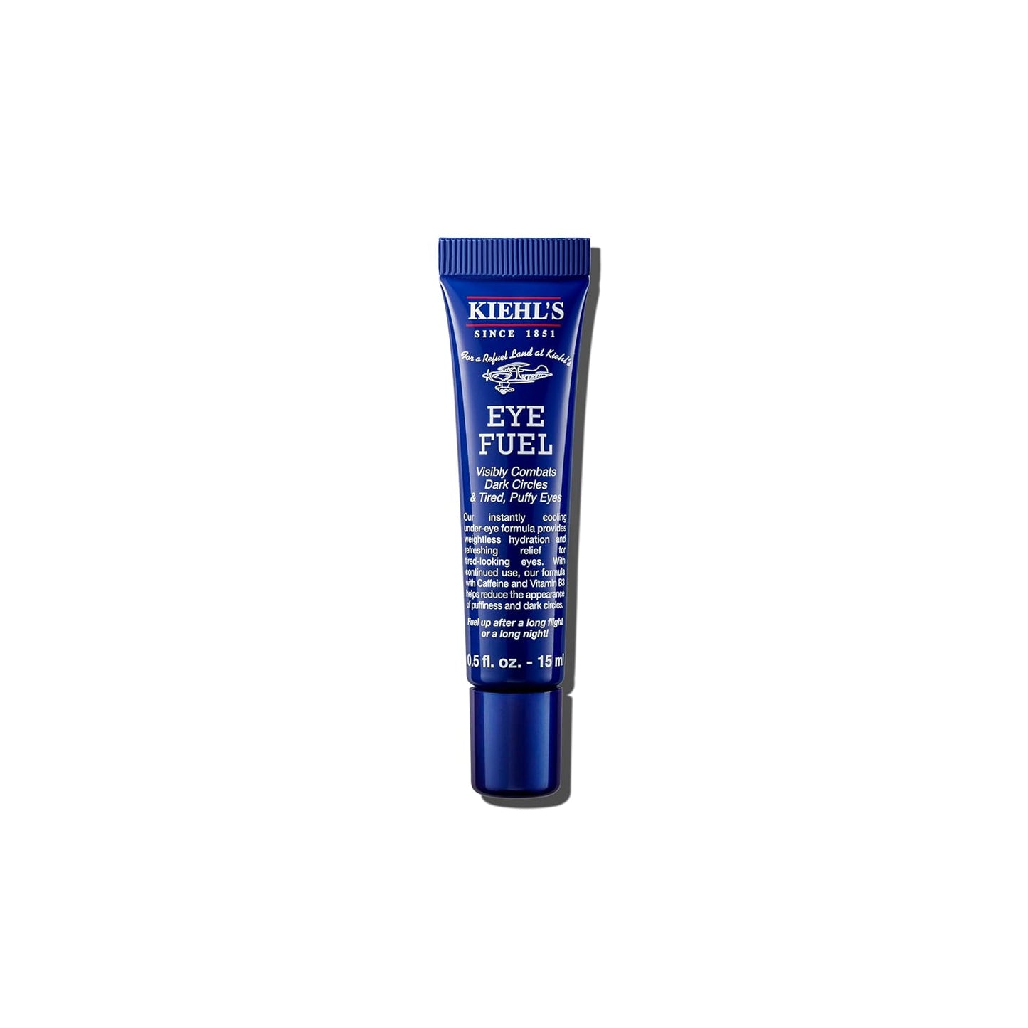 Kiehl's Facial Fuel Eye Cream - Energizing Caffeine Treatment for Dark Circles & Puffiness | 0.5 fl oz