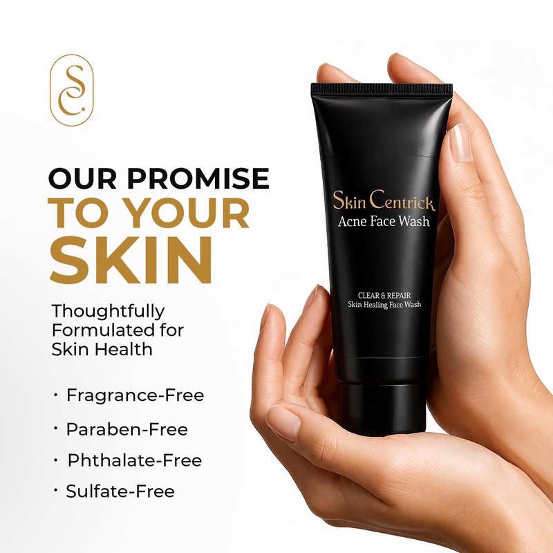 Clarifying Acne Control Face Cleanser - Salicylic Acid & Niacinamide for Oily Skin | Unclogs Pores, Fights Breakouts