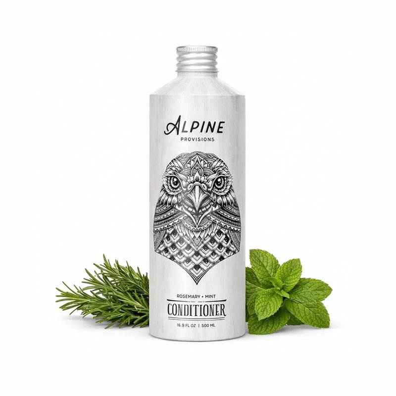 Rosemary & Mint Organic Conditioner - Vegan Hair Care for Moisturizing, Repairing & Strengthening | 16.9 FL Oz
