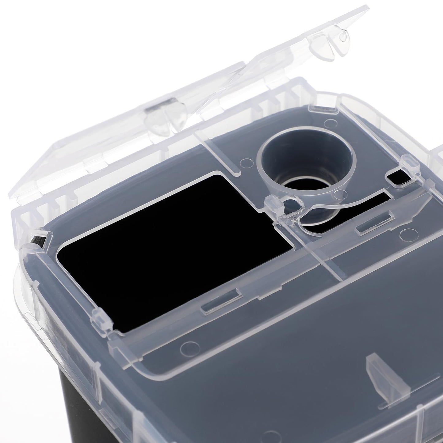 Beaupretty Blades Dispenser Razor Disposable Storage Case with Locking Snap-Top Lid Compact Razor Disposable Storage Container for Barbershop and Home Safe Blade Disposal