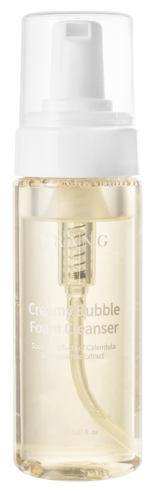 URANG Creamy Bubble Foam Cleanser – Premium K-beauty Foam Cleanser Soften and Moisturize Skin – 5.07 Fl.oz – COSMOS NATURAL Certified – 100% Natural