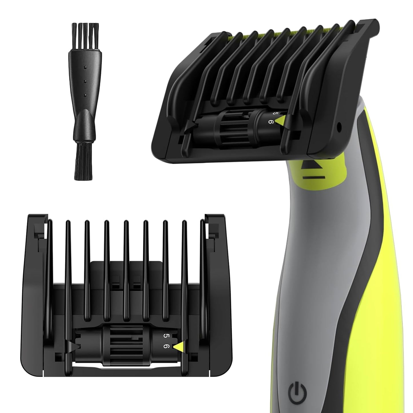 Adjustable 6-in-1 Trimmer Guards | Compatible with QP2520-QP6510 | 6 Length Settings 1-6mm