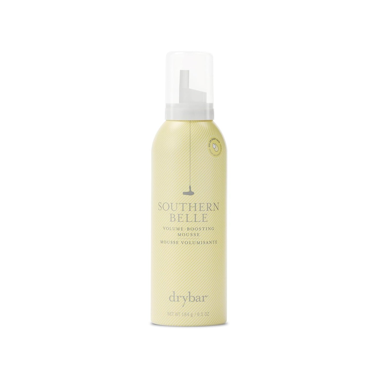 Drybar Southern Belle Volume Boosting Mousse - Frizz Control & Shine | Long-Lasting Body & Style