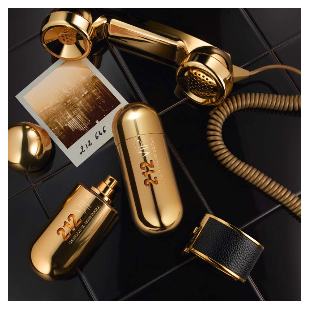 Carolina Herrera 212 Vip Fragrance For Women - Notes Of Passion Fruit, Intoxicating Rum And Benzoin - Seductive And Magnetic - Sweet Yet Woody Combination - Suitable For Night Use - Edp Spray - 1 Oz
