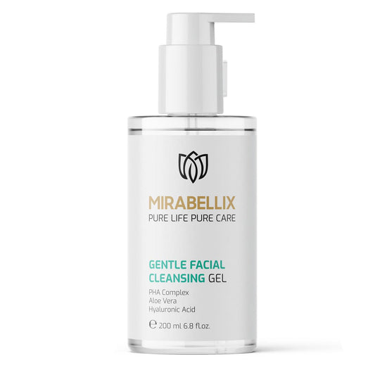 Gentle Foaming Face Wash Gel with PHA Complex, Aloe Vera, Hyaluronic Acid & Niacinamide – Hydrating Facial Cleanser for All Skin Types | Soothing, Purifying & Moisturizing | 6.76 fl. oz (200 mL)