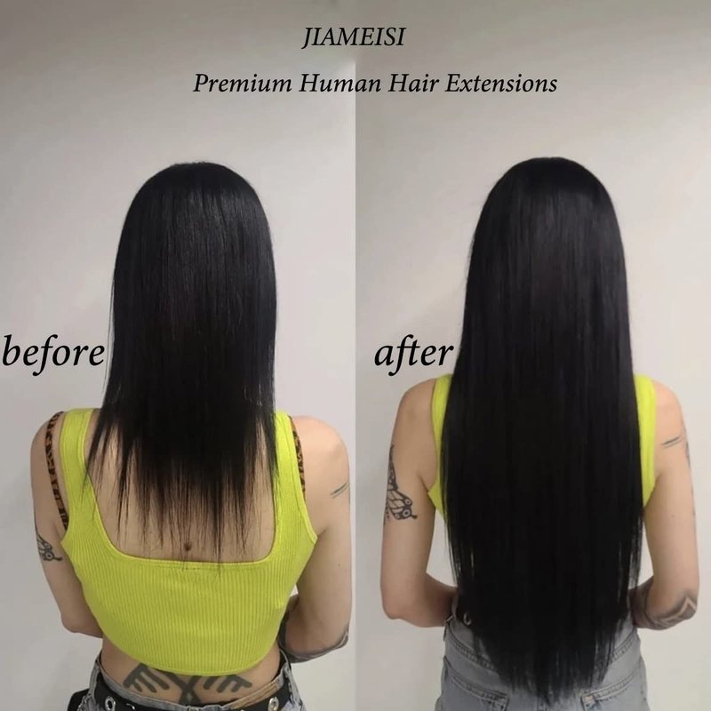 Jiameisi I Tip Hair Extensions Human Hair 14 inch Itip Human Hair Extensions Keratin Real Human Hair Extensions for Women Soft Natural #2 Dark Brown 50g Styling Dyeing Straightened Fusion Hairpieces