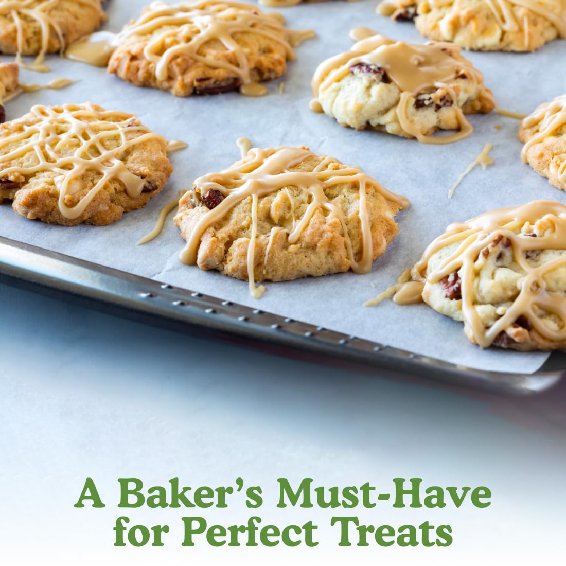 Regency Wraps Parchment Paper For Non-Stick Cooking and Baking, Lining Cookie Sheets, Cake Pans, Air Fryer and Microwave safe, Greaseproof, white, 30ft Roll (pack of 1)