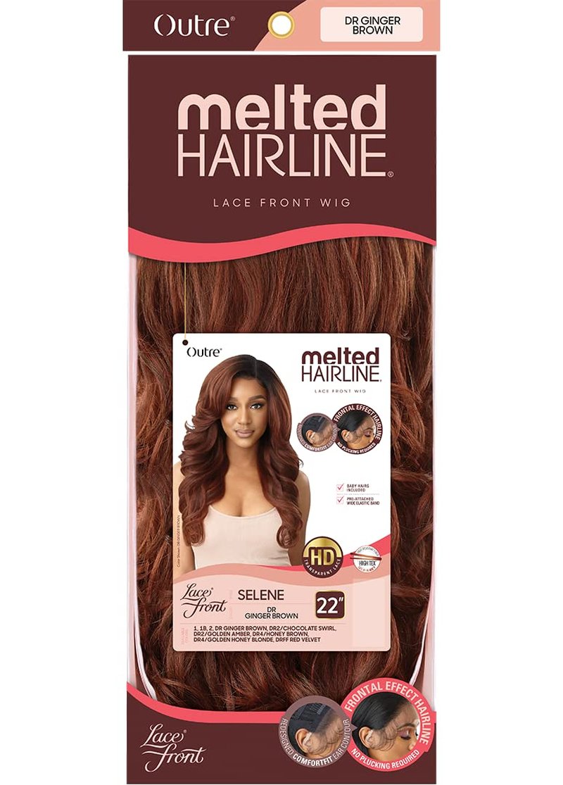 Outre Melted Hairline HD Lace Front Wig SELENE (DR2-Golden Amber)