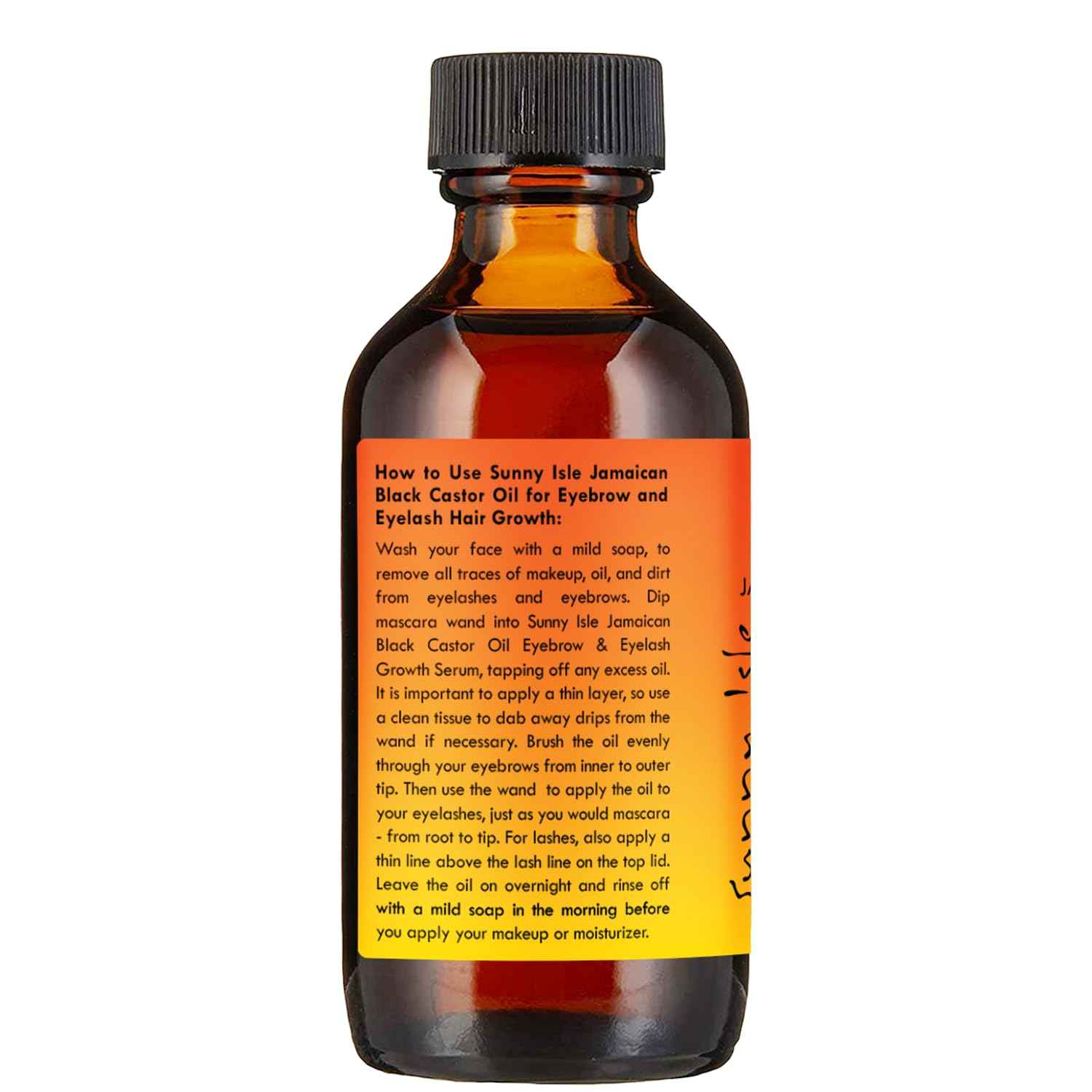 Sunny Isle Jamaican Black Castor Oil Eyelash & Eyebrow Growth Serum 2oz