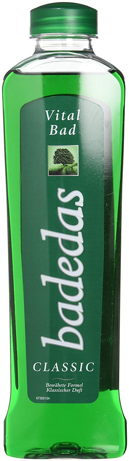 Badedas Vital Bad Foam Bubble Bath Gel with Natural Horse Chestnut Extract, Natural Moisturizers Leave Skin Feeling Soft, Concentrated Formula from Germany - Pack of 2 Bottles, 16.9 Fluid Ounces Each
