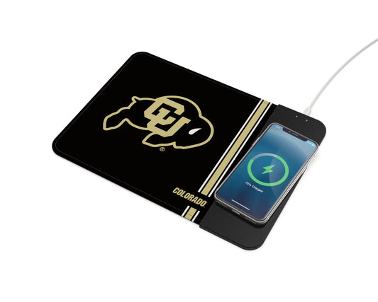 SOAR NCAA Wireless Charging Mouse Pad, Colorado Buffaloes