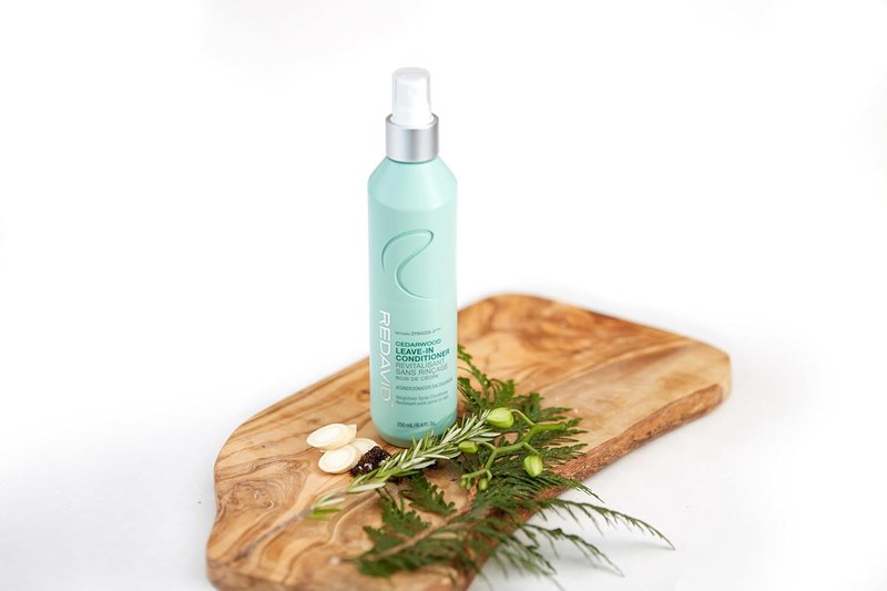 Redavid Cedarwood Leave-In Conditioner - Weightless Detangling Spray for Fine Hair | Hemp Seed & Orchid Oil Benefits