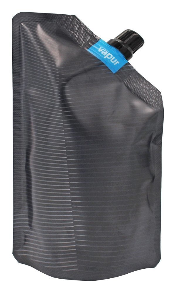 Vapur Portable Flask, Discrete Collapsible Flask With Pour Spout, Enjoy Your Beverage On The Go, Perfect for Tailgates, Cruises, Concerts and Camping, 10 Ounce, Grey, Pack of 1