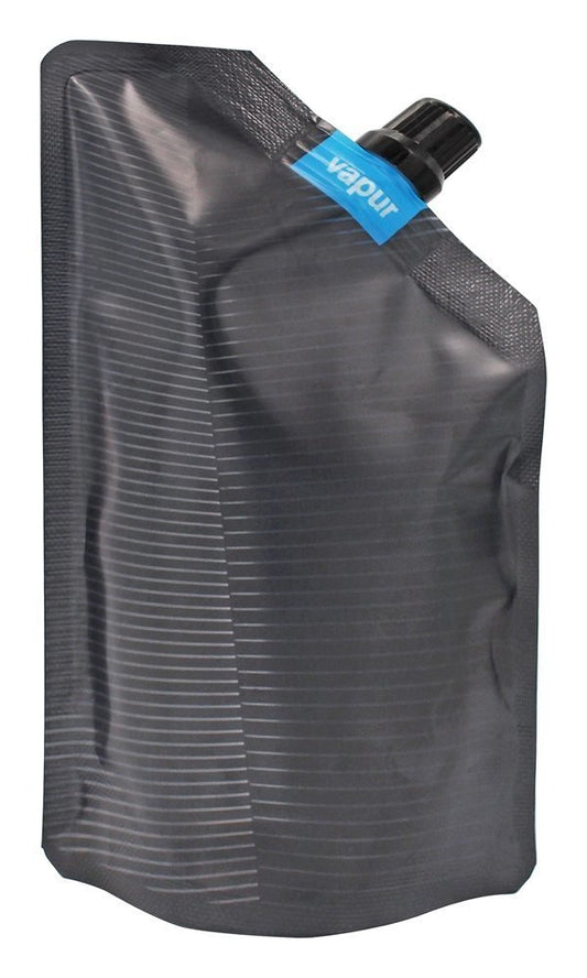 Vapur Portable Flask, Discrete Collapsible Flask With Pour Spout, Enjoy Your Beverage On The Go, Perfect for Tailgates, Cruises, Concerts and Camping, 10 Ounce, Grey, Pack of 1