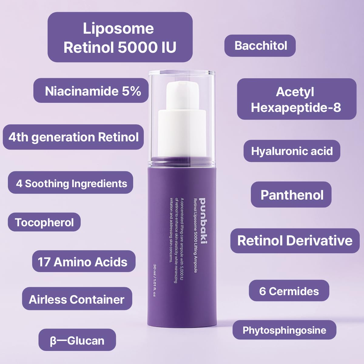Retinol Liposome Lifting Serum - Anti-Wrinkle & Firming | 30ml Korean Skincare