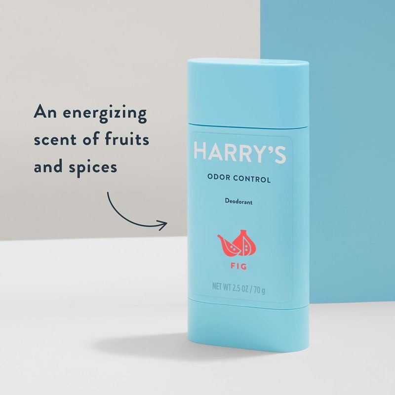 Harry's Aluminum Free Deodorant for Men - Odor Control, Fig Scent | 2.5 Oz, 3-Pack