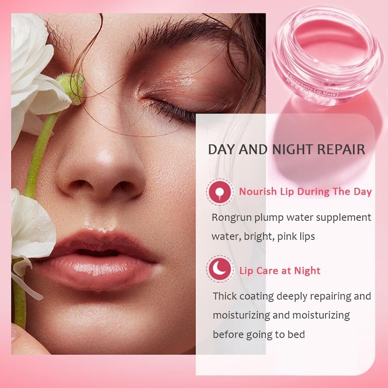 8 PCS Bee Lip Balm Pot, Fruit Moisturizing Propolis Lip Mask, Lip Mask Overnight Moisturizing Lip Balm Hydrating Prevention Dry and Crack Lip Scrubs Exfoliator Lip Wrinkle Care Products