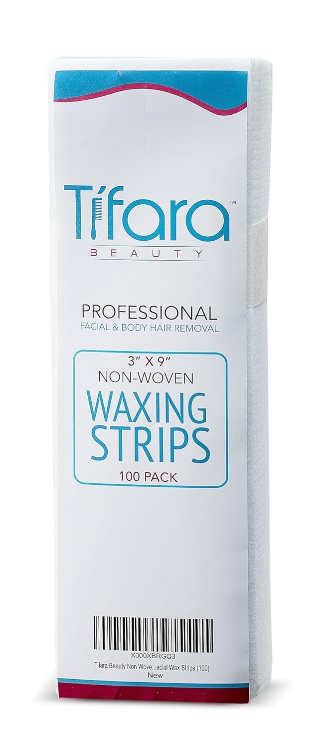 Tifara Beauty Non Woven Large 3x9 Body and Facial Wax Strips (1000)