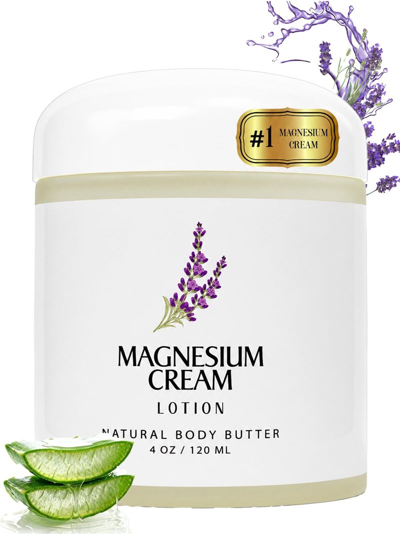 HUSPUR Magnesium Cream, Magnesium Lotion with Arnica, Soothing Relaxation with Natural Magnesium Ingredients Hydrating & Nourishing for Joints, Apply to Before Bed,1 Pack