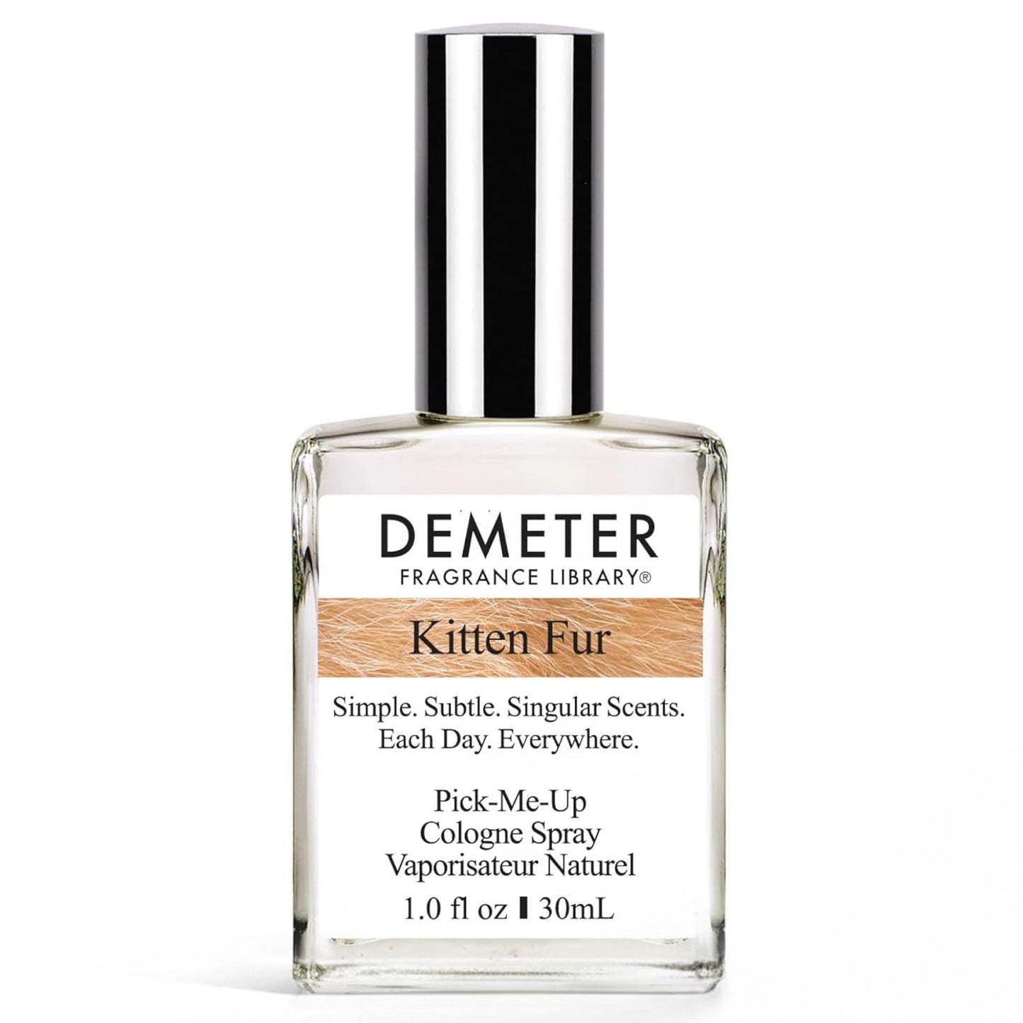 Natural Perfume Spray Cologne for Women & Men - Kitten Fur Scent, 1 oz