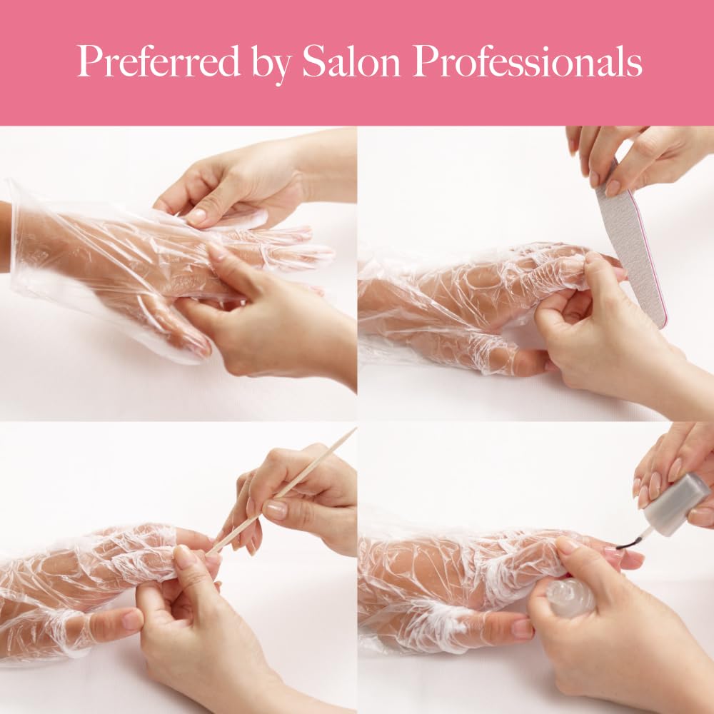 Bodipure Keratin Hand Mask Gloves for Dry Cracked Hands – Deep Moisturizing Cuticle Repair Treatment – Professional Spa Hydrating Gloves for Soft Hands & Nails – 12 Pair Pack