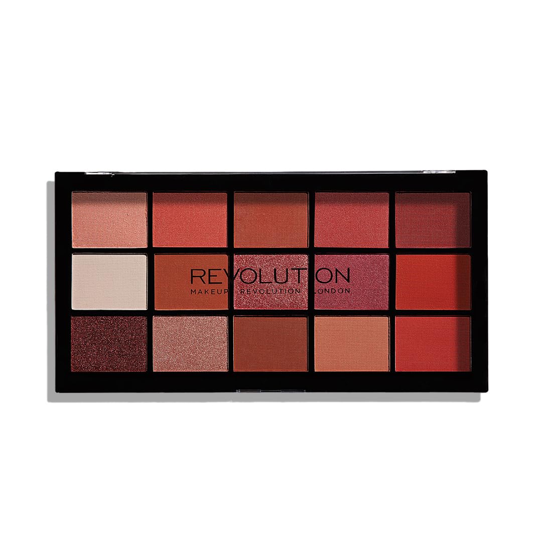 Makeup Revolution Eyeshadow Palette, Reloaded Iconic Newtrals 2, Face Make Up, Compact Eye Shadow Palette by Revolution Beauty