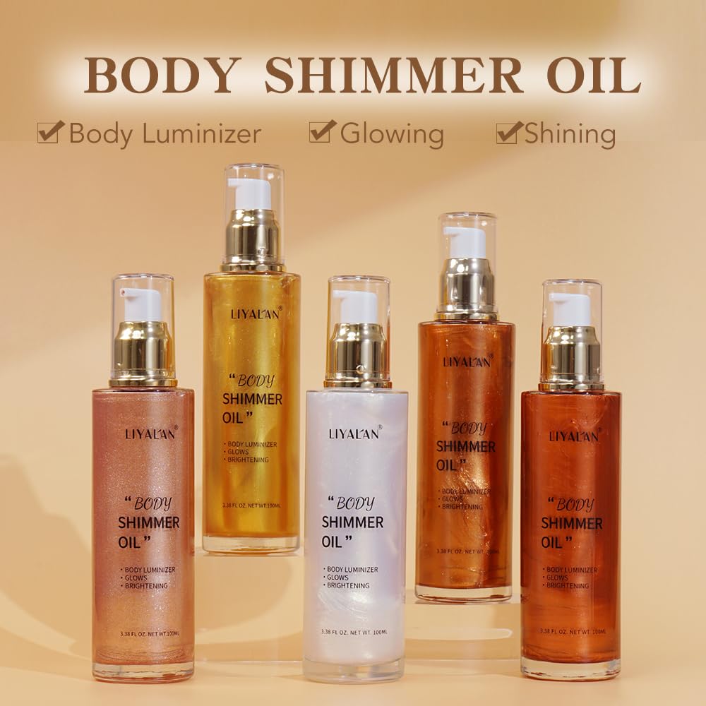 LIYALAN Shimmer Body Oil