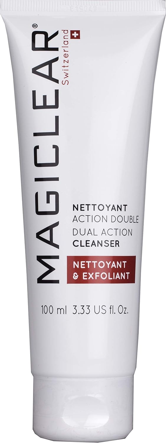 Luxury Exfoliator & Cleanser - Dual Action Deep Face Wash | Oil-Free Daily Facial Scrub 100ml