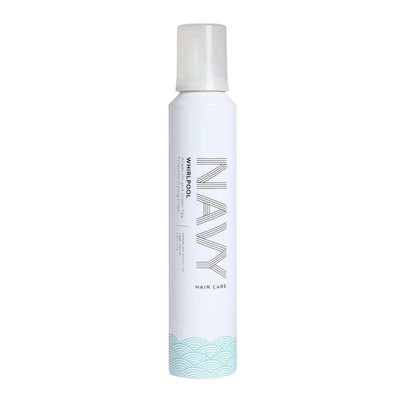 Whirlpool Styling Foam for Curly Hair - Argan Oil & Green Tea Frizz Control | 6 oz