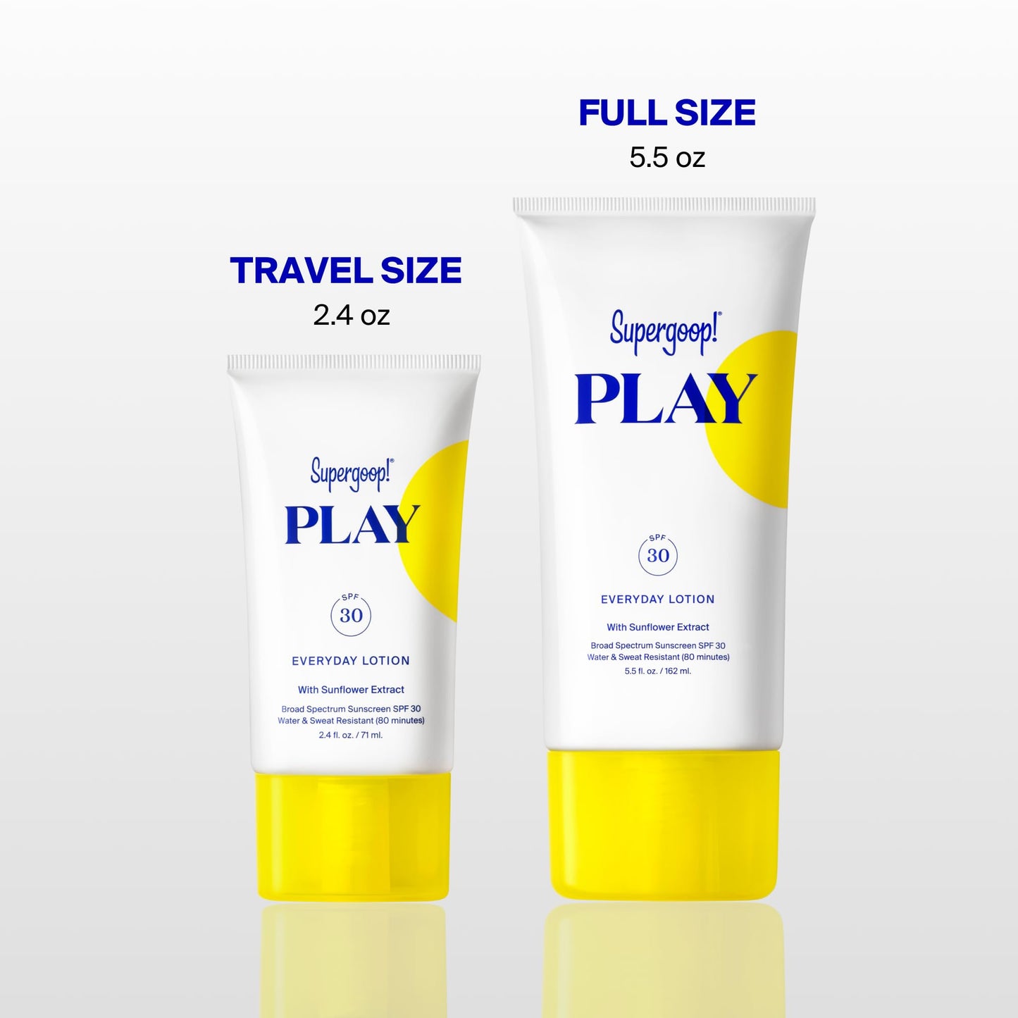 Supergoop! PLAY Everyday SPF 30 Lotion, 2.4 oz - Broad Spectrum Sunscreen - Water & Sweat Resistant Body & Face Sunscreen - Great for Active Days