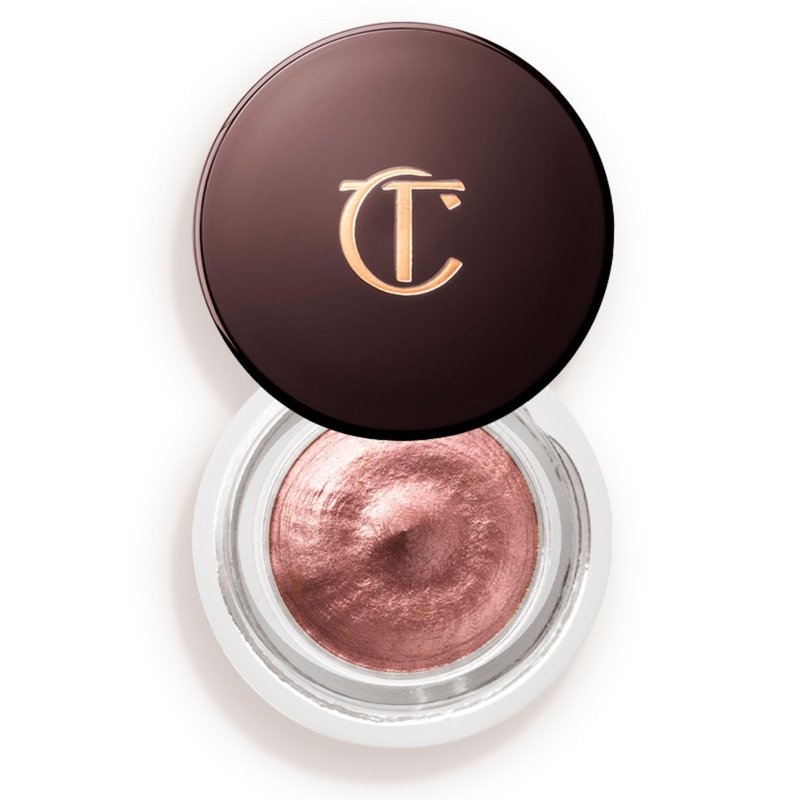 Charlotte Tilbury Eyes to Mesmerize Cream Eyeshadow - Long-Lasting Single Eyeshadow - Water-Infused Metallic Formula with Vitamin E for Crease-Resistant Wear - Pillow Talk