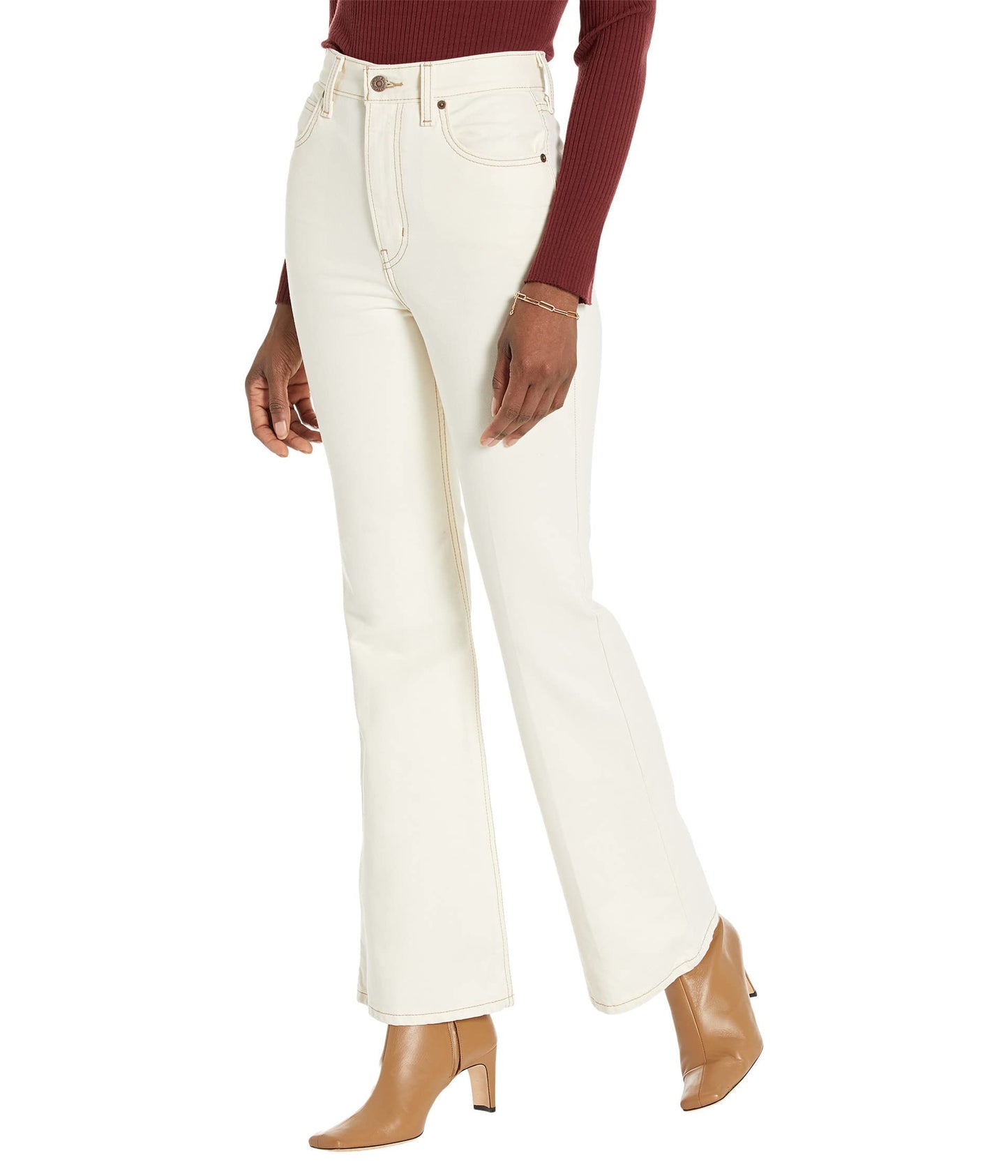 Levi's® Movin On 70s High Flare Sunny Cream 26 32