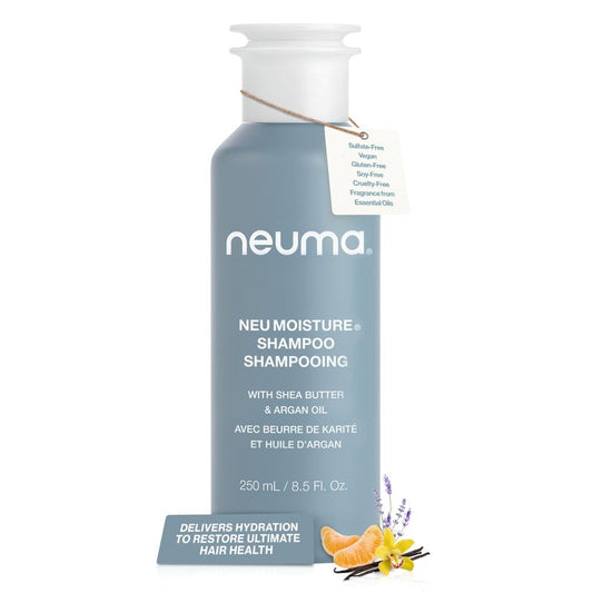Neuma Neu Moisturizing Shampoo 8.5 FL. OZ | Hydrating Shampoo With Shea Butter & Argan Oil | Vegan & Color-Safe Formula For All Hair Type To Reduce Dryness & Frizz