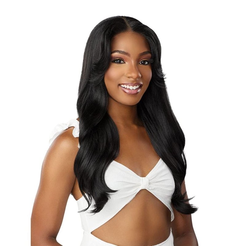 Sensationnel Dashly Wig - Unit 27 Non Lace Cap Ready to Wear Ear to Ear Lacepart Synthetic (1 JETBLACK)