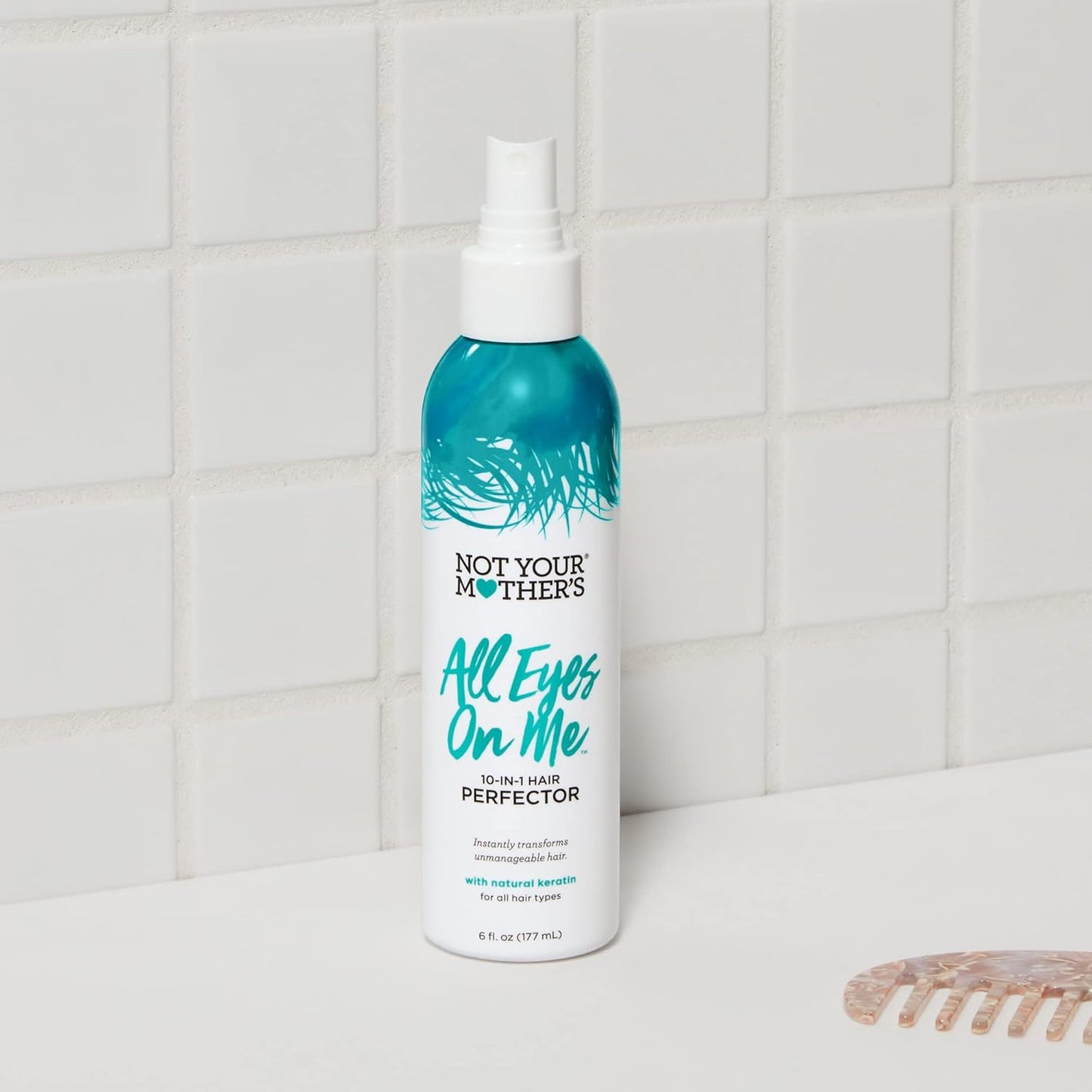 Not Your Mother's | 10-in-1 Hair Perfector Spray - Heat Protectant, Moisturizing Detangler & Frizz Control - 6 fl oz (2-Pack)