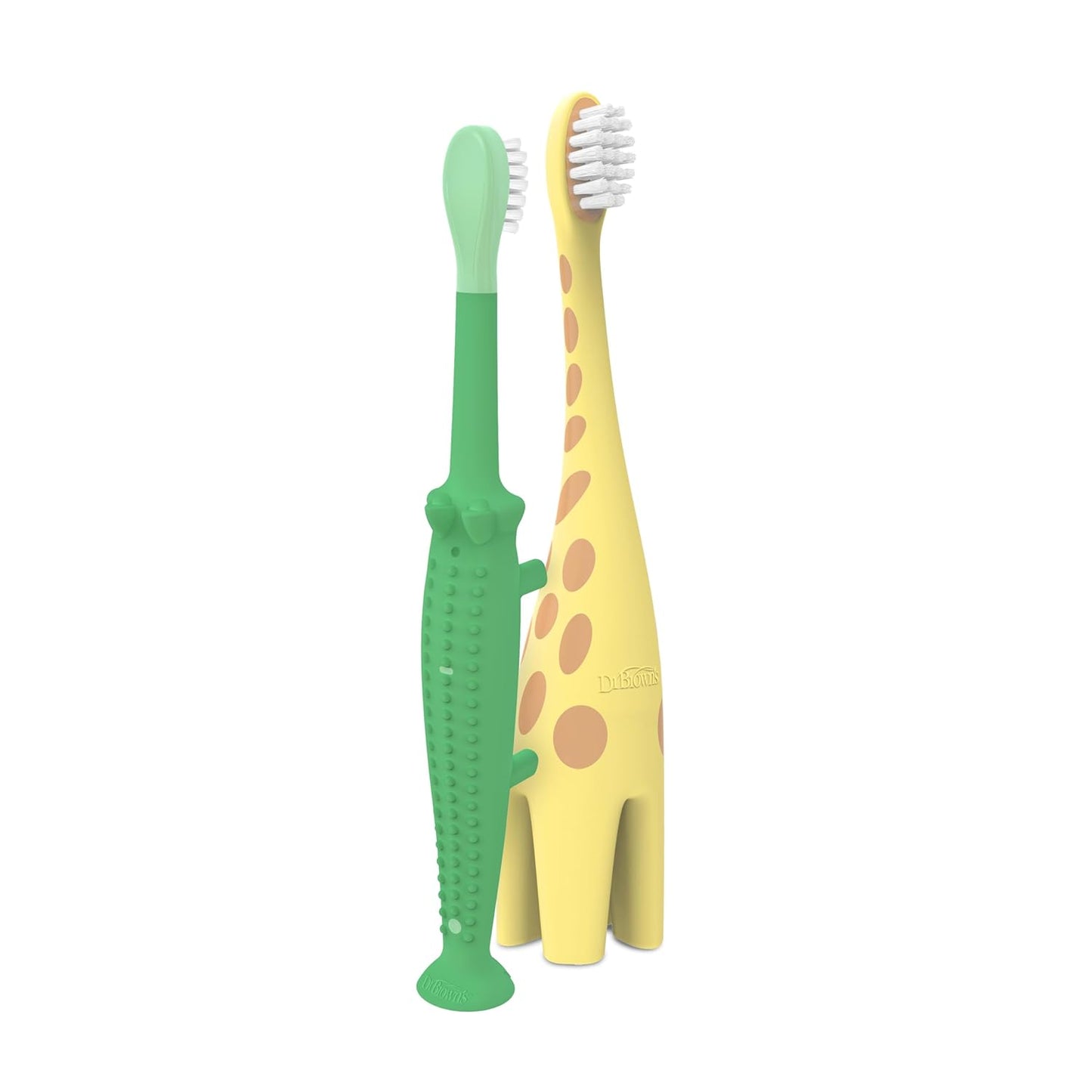 Dr. Brown's Infant-to-Toddler Toothbrush Set - 4-Pack Variety for All Ages