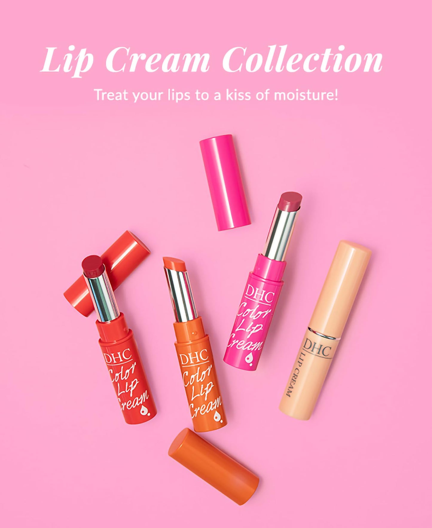 DHC Lip Cream 3 pack, Ultra-Moisturizing Lip Balm, Soothing, Hydrating, Dry, Chapped Lips, Protecting, Fragrance and Colorant Free, 0.05 oz. Net Wt.