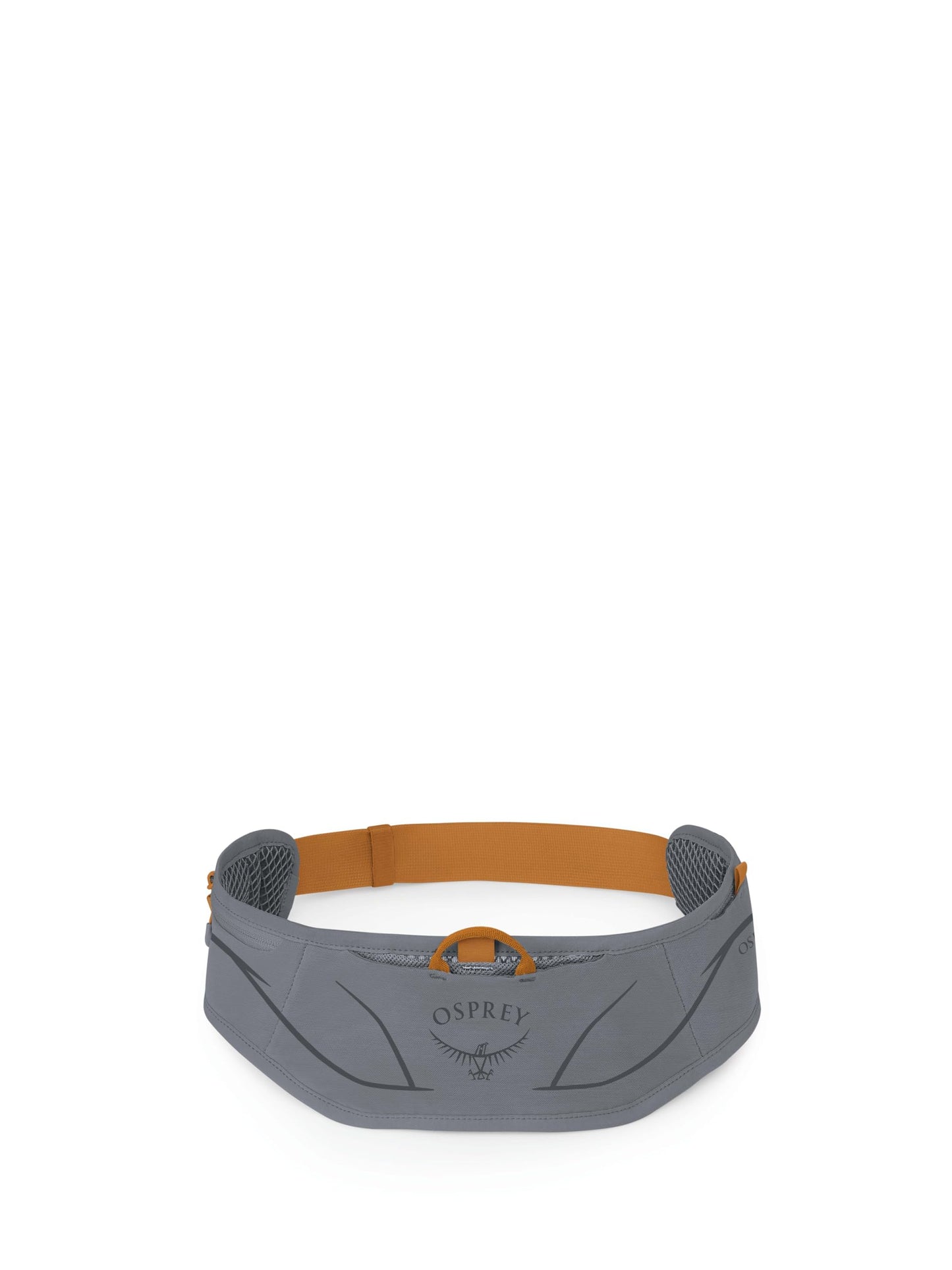 Osprey Duro Dyna LT Hydration Waist Pack with Hydraulics Soft Flasks for Running, Phantom Grey/Toffee Orange