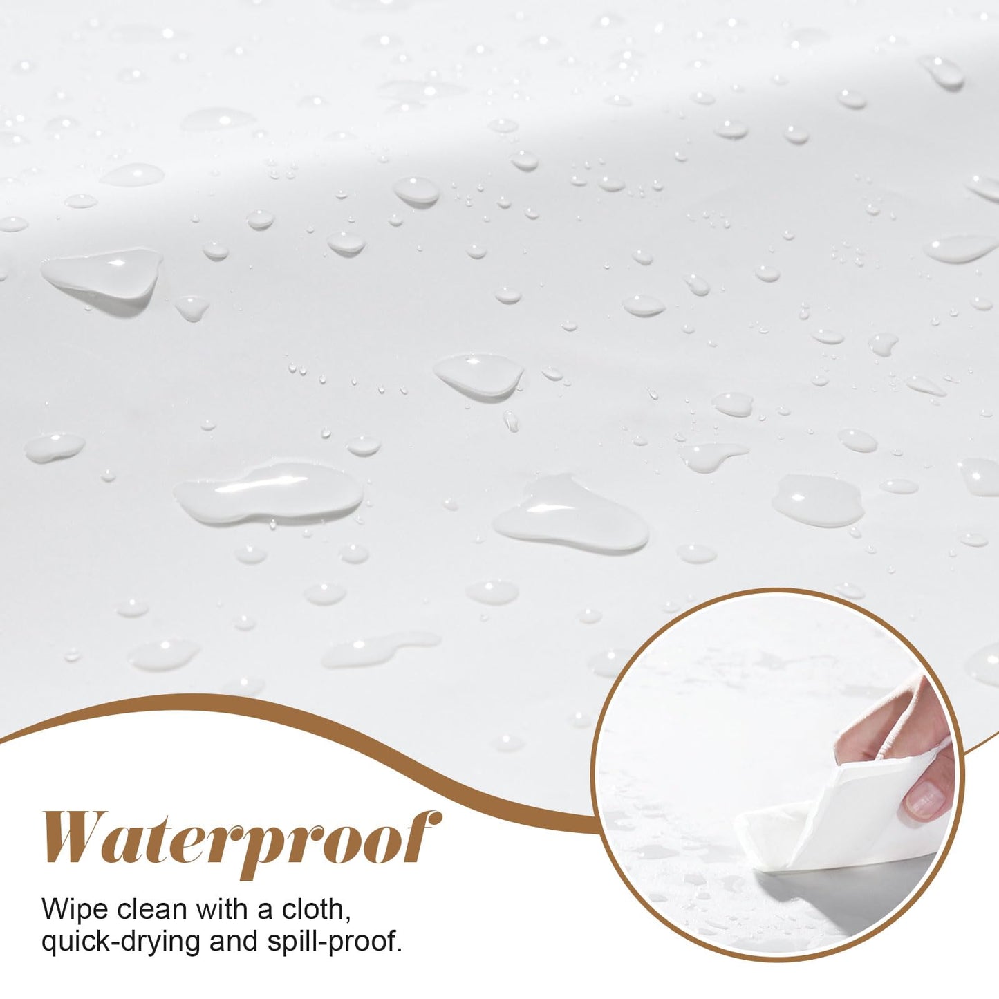 87"x51" Massage Table Sheets, Waterproof PVC Massage Table Cover, Reusable Wax Mat Pad Oilproof Lash Bed Cover, Massage Bed Cover Waxing Mat for Beauty Salon, SPA, Lash Extension, Tattoo (White 2pcs)