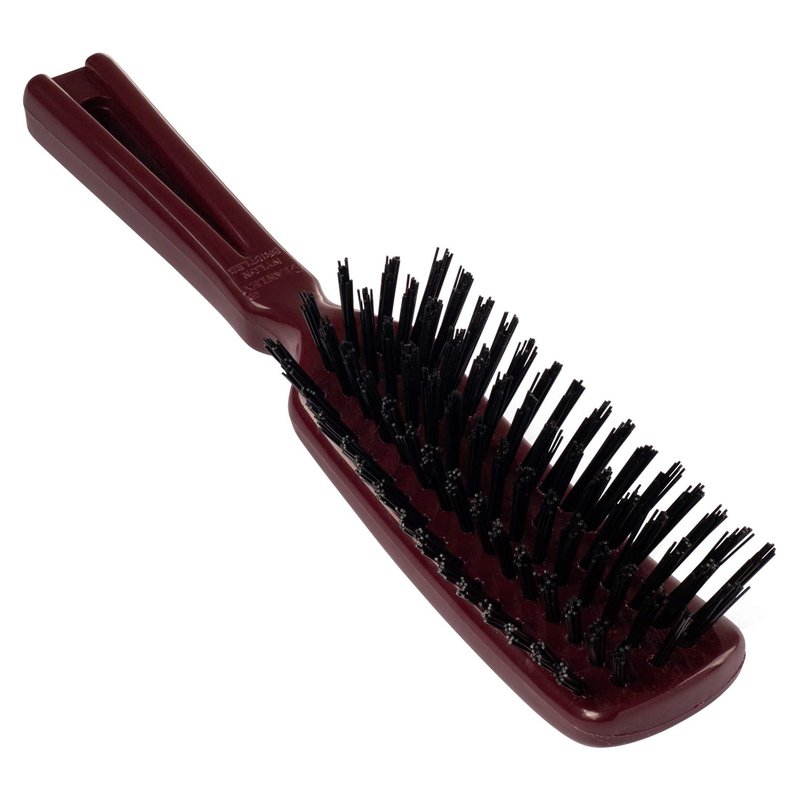 Stanley Commander for Her Hairbrush – Detangling Brush for Wet or Dry Hair – Nylon Bristles Reduce Frizz – Scalp Massager Hair Brush for Thick, Thin, Curly, Straight Hair (Black)