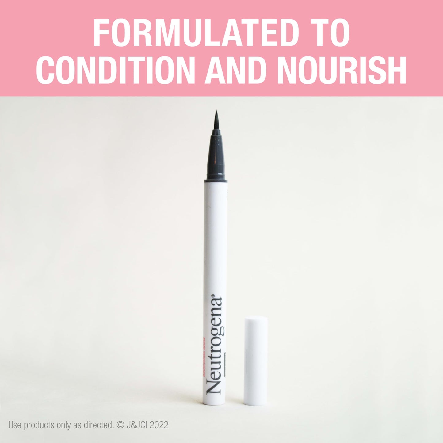 Neutrogena Microbrow Tint Serum Pen, Precision Tipped Tinted Eyebrow Pen with Panthenol to Nourish & Condition Brows, Helps Create Fuller, Natural-Looking Brows, Medium Brown, 0.016 Fl. Oz
