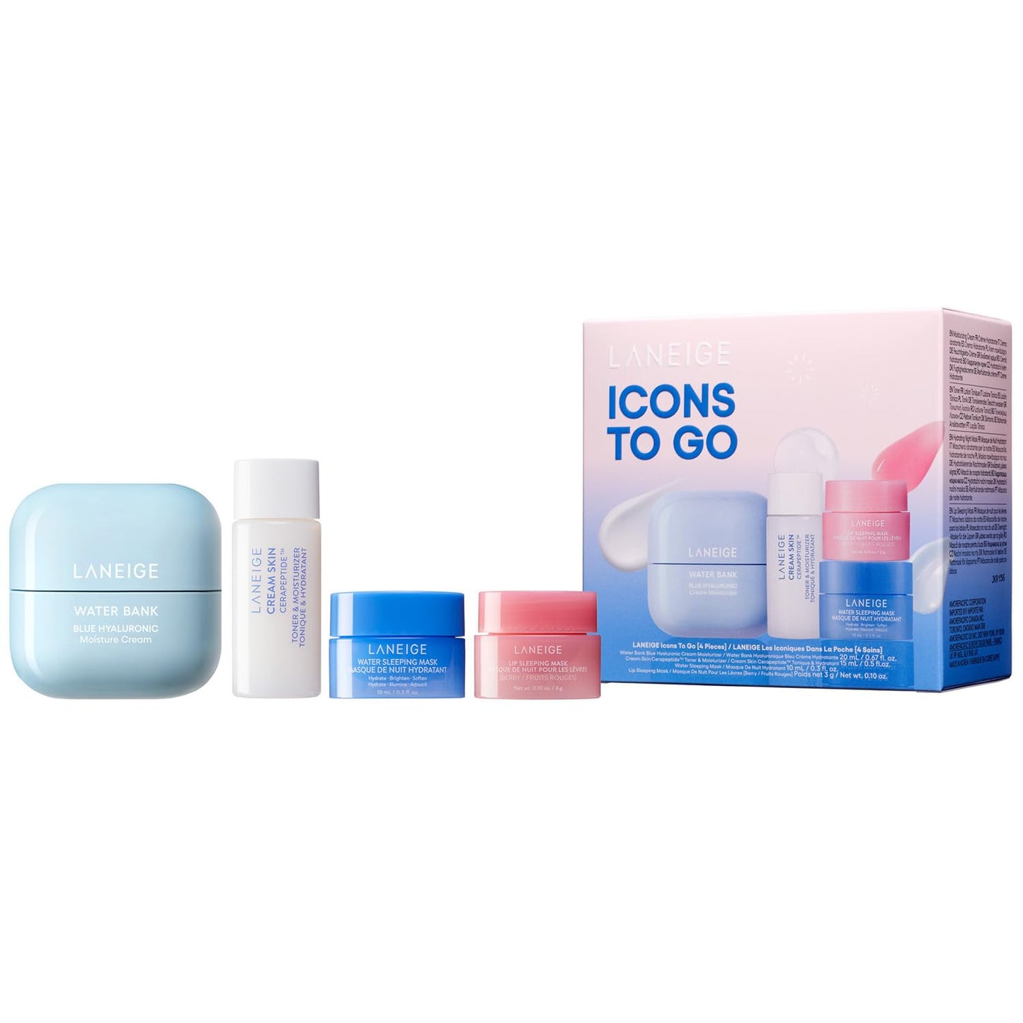 LANEIGE Besties Set: Hydrate & Nourish on-the-go (Packaging may vary)