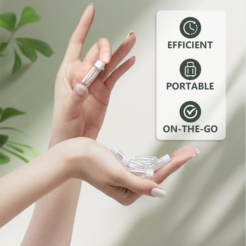 AVVA VISION Ultra-Portable Cleansing Oil Capsules Travel-Sized Makeup Remover Oil Gentle Complete Deep Facial Cleansing On-The-Go Compact Mini Bottles Sensitive Skin, 30 Counts