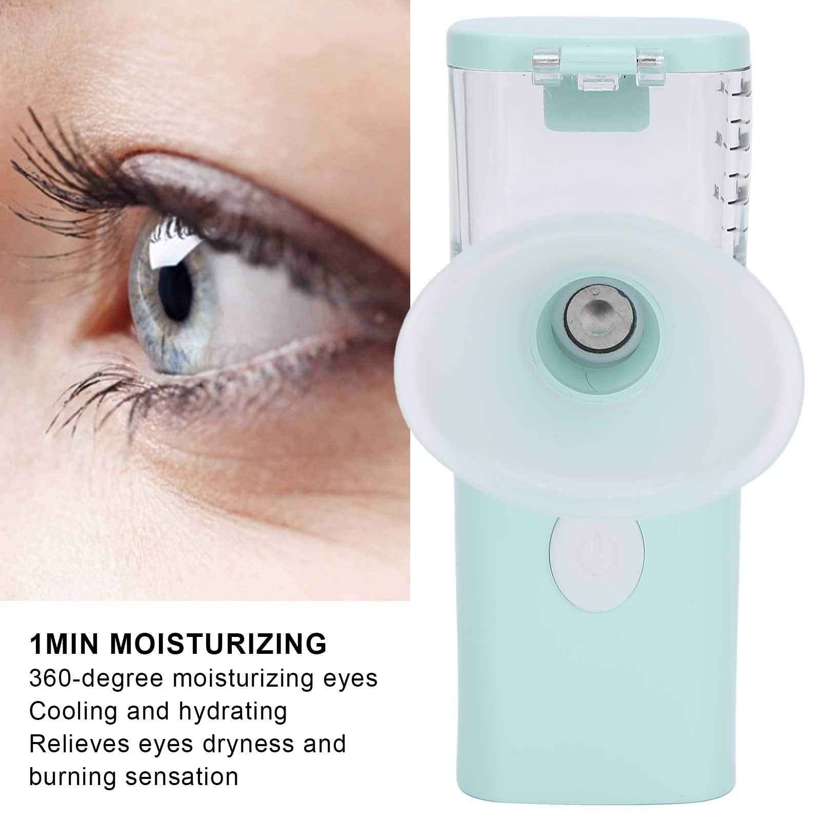 Eye Sprayer, Mini USB Charging Handheld Eye Care Spray Professional Mist Portable Eye Moisturizing Cleaning Soothing Machine Eye Cleaner Eyelid Cleanser Tool for Adult &