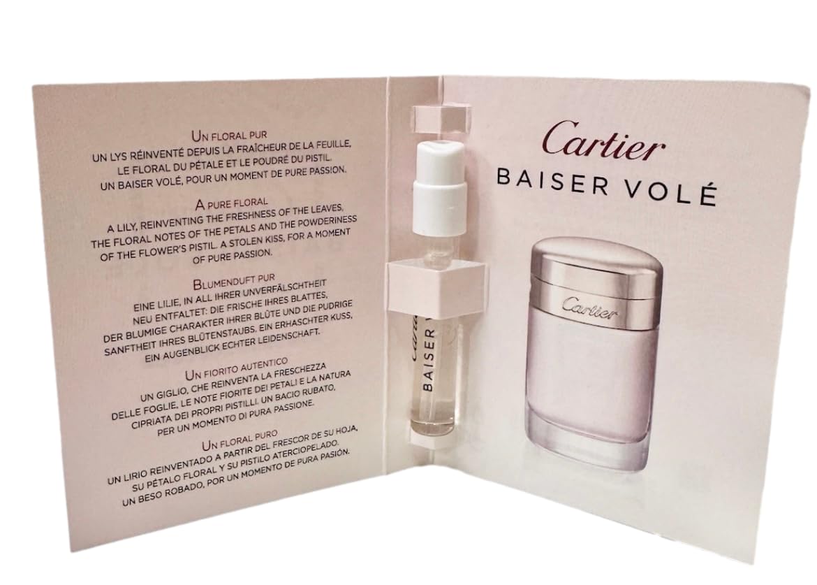 CARTIER 12 Pk Baiser Vole Eau De Parfum Perfume Sample .05 Fl Oz / 1.5 Ml NEW