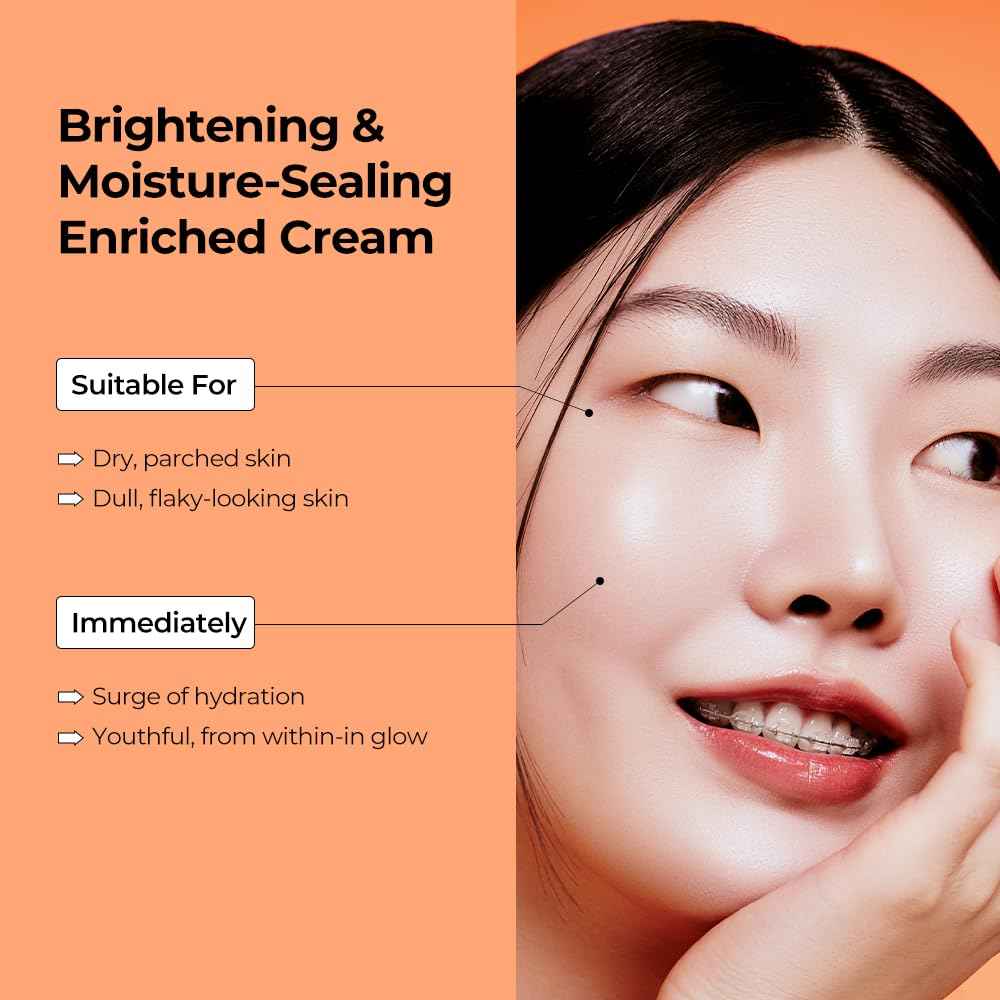 Fraijour Yuzu Honey Enriched Cream – Korean Moisturizing Face Cream with Honey, Propolis & Hyaluronic Acid, Plumps Dry Skin, Smooths Fine Lines, Restores Radiance, Botanical Oils, 1.69 fl.oz.