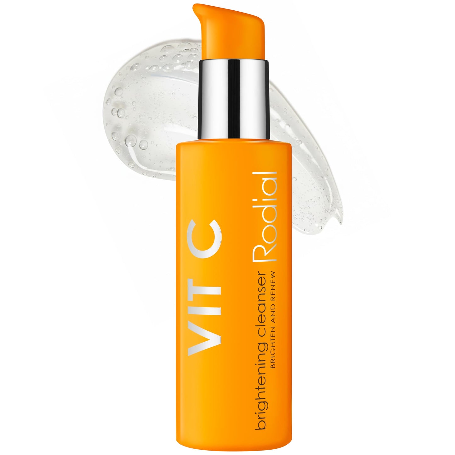 Rodial Vitamin C Brightening Facial Cleanser 4.6 fl oz - Daily Gel Face Wash with Vitamin C, Glycolic & Lactic Acids for Smoother, Firmer, More Radiant Skin